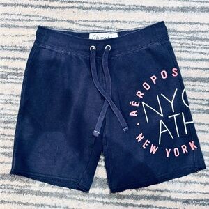 Aeropostale Navy Blue Athletic Shorts